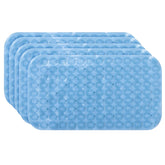 Kuber Industries Bath Mat | PVC Bathroom Mat | Shower Bath Mat | Floor Tub Mat | Foot Massager Mat | Anti-Skid Shower Bathroom Mat | B-02B |Pack of 5| Light Blue